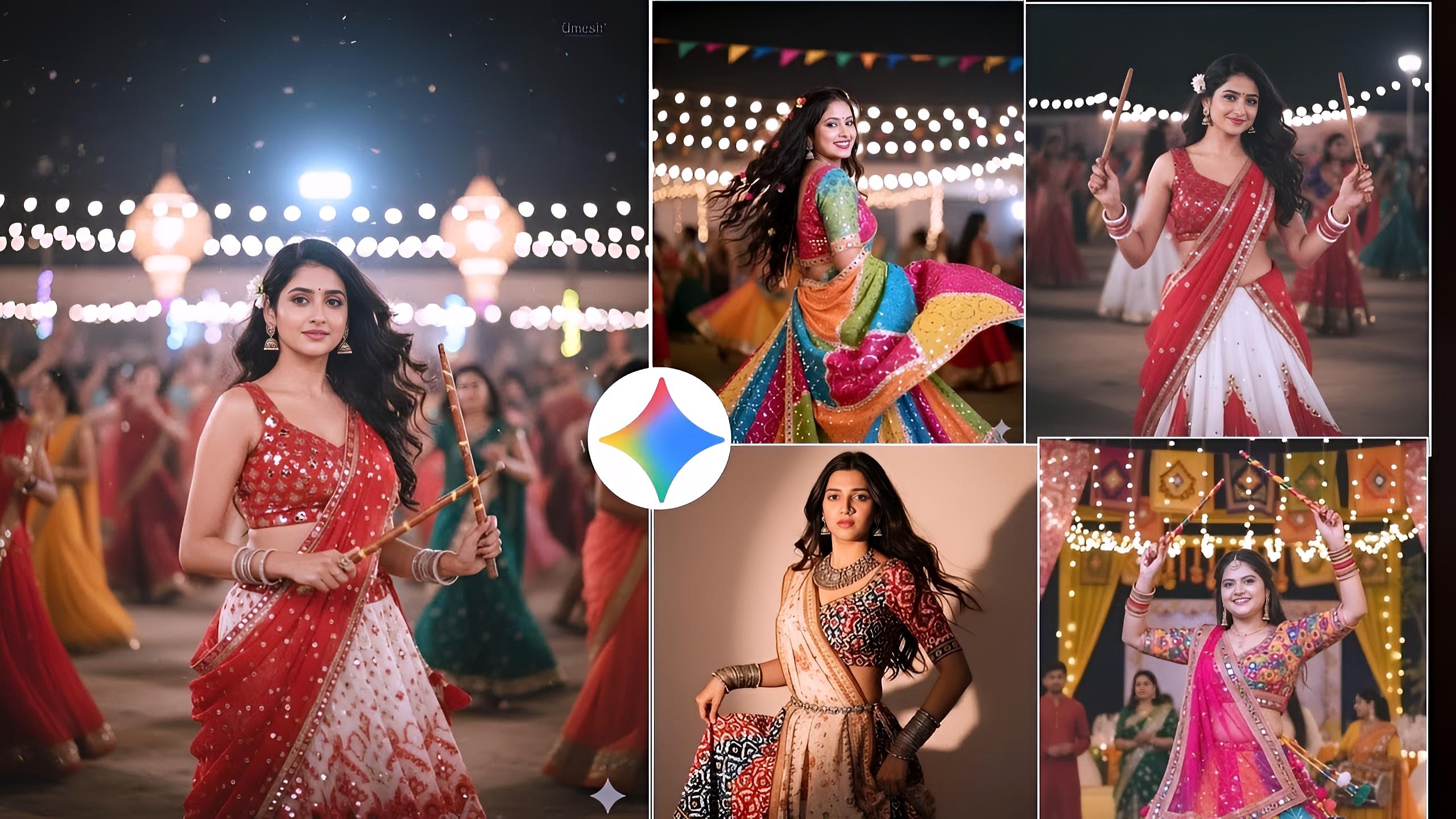 Google Gemini Garba Look AI Photo Editing Prompt